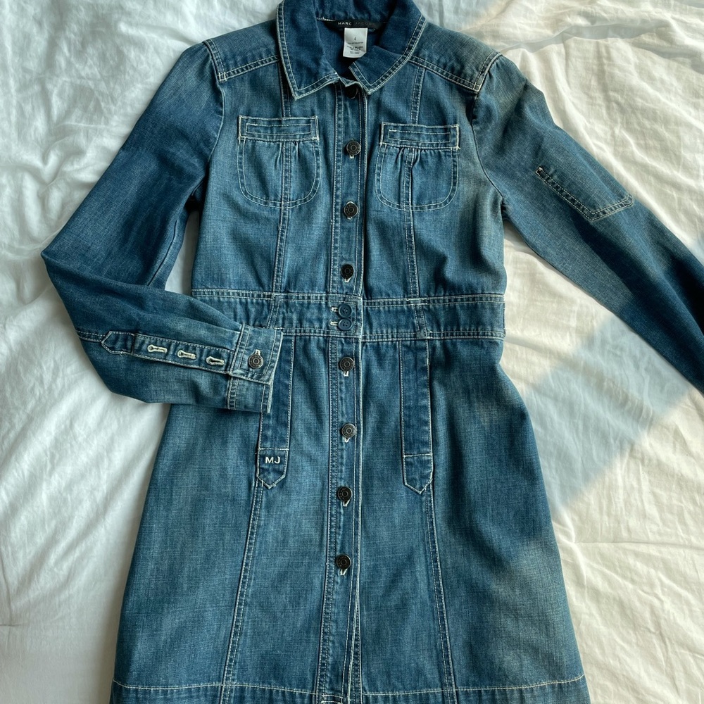 Marc Jacobs vintage denim shirt dress 4 fit&flare